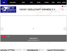 Tablet Screenshot of hgnuernberg.de